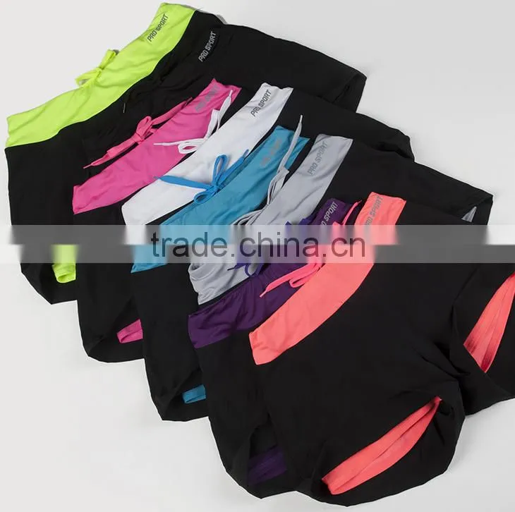 China wholesale new sport running ladies shorts for summer