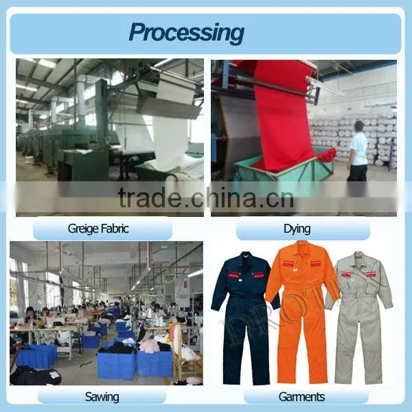 100% cotton non-poisonous anti mosquito & fire proof fabric safety garments