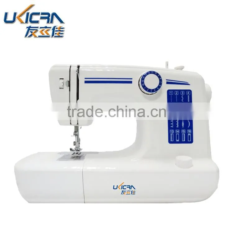 Alibaba hot sale, ukicra domestic sewing machine(UFR-613)with four-step button-hole sewing