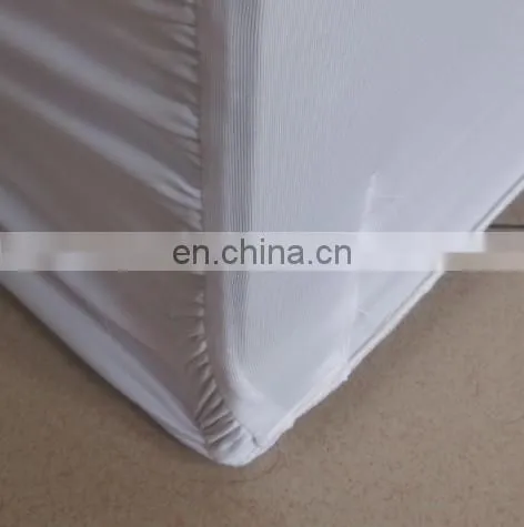 spandex/lycra chair cover in white color for plastic chairs