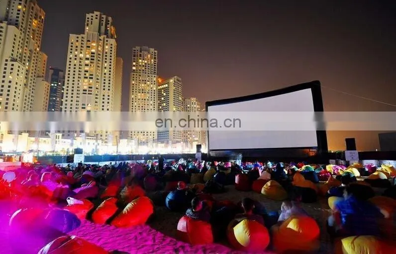24ft beach used projective movie screen giant cinema screen for outdoor event