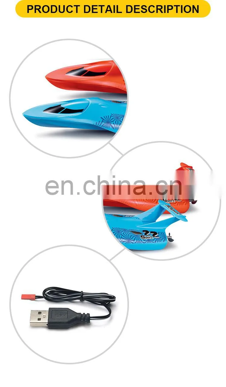 hot sale 4 channels racing boat work in water remote control boat for adults