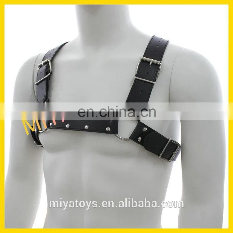 Leather Harness with Stud Detailing