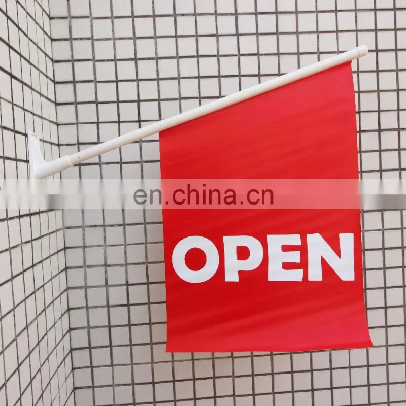 good material plastic flagpole wall decoration flag