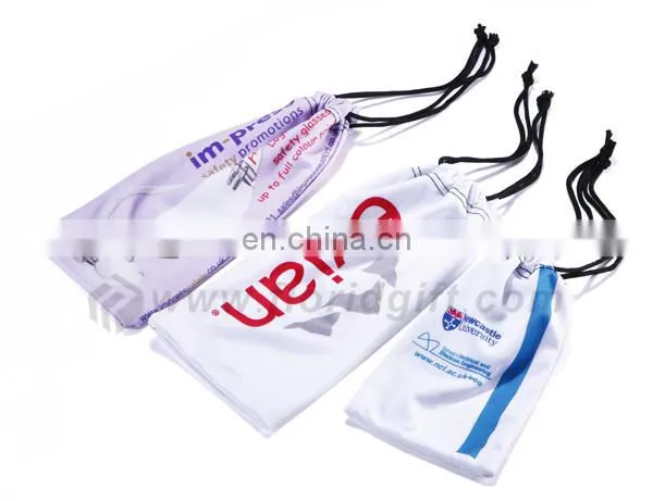 Cheap Custom print microfibre cell phone pouch/ Microfiber Soft glasses pouch