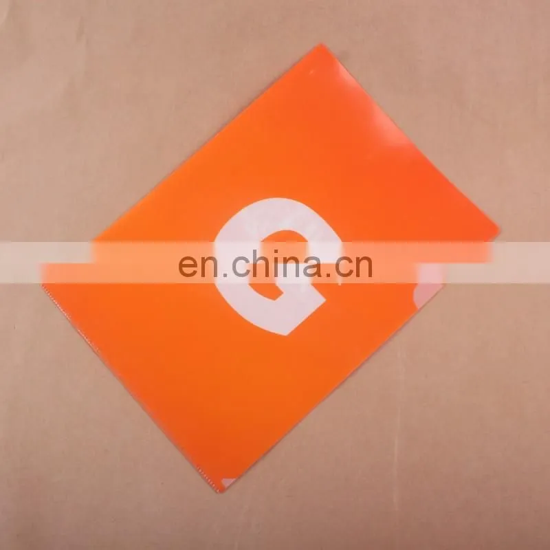 promotional gifts folder L shape folder PP expanding files