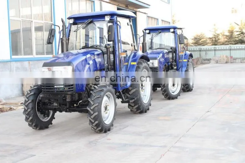 55HP 4 wheel drive tractors with front loader