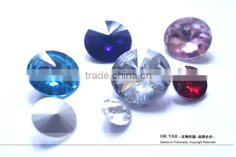 W0819 point back glass diamond decorative,glass decorative diamond,decorative glass diamonds
