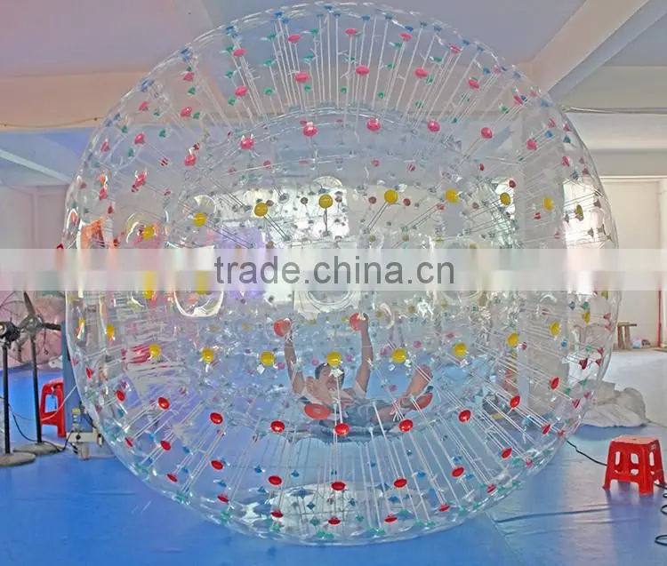 Aqua inflatable water walking balls PVC / TPU giant zorb ball for sale