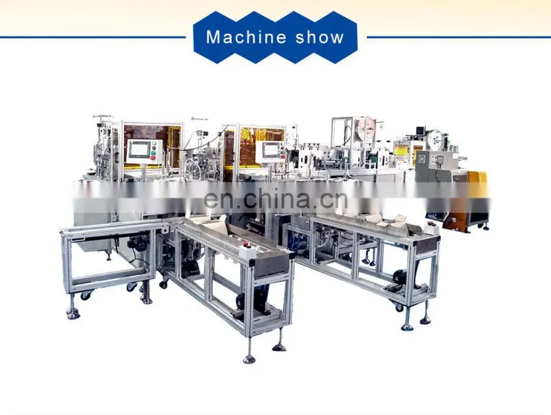 Automatic Mask Making Disposable Medical Surgical Face Mask Packing Machine