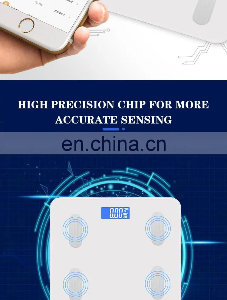 Home Used Body Composition Scale Digital Display Auto On Weighting Scale