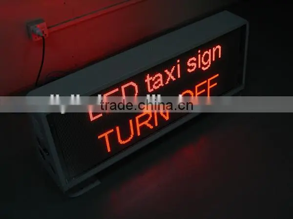 Waterproof hot Sale Outdoor 3G/WIFI Wireless Bus/Car/Truck Roof LED Taxi Top Advertising Sign from Shenzhen China