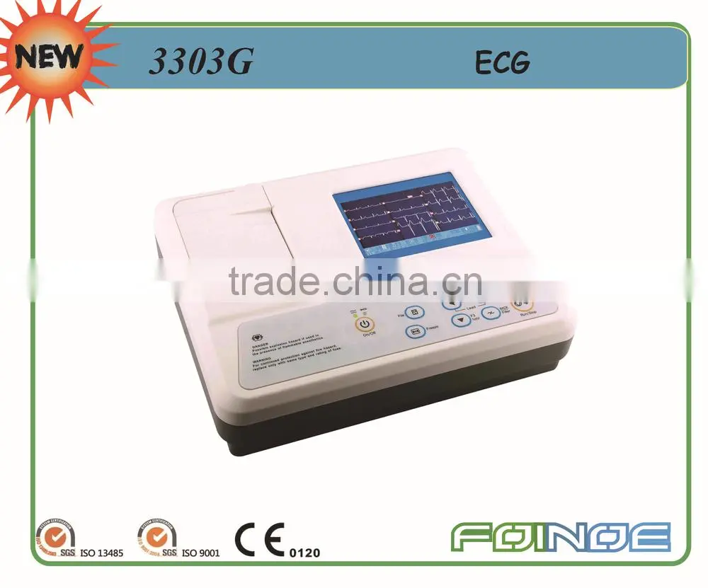 Model:3303G vet ecg machine china