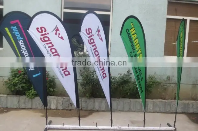 festival teardrop flag