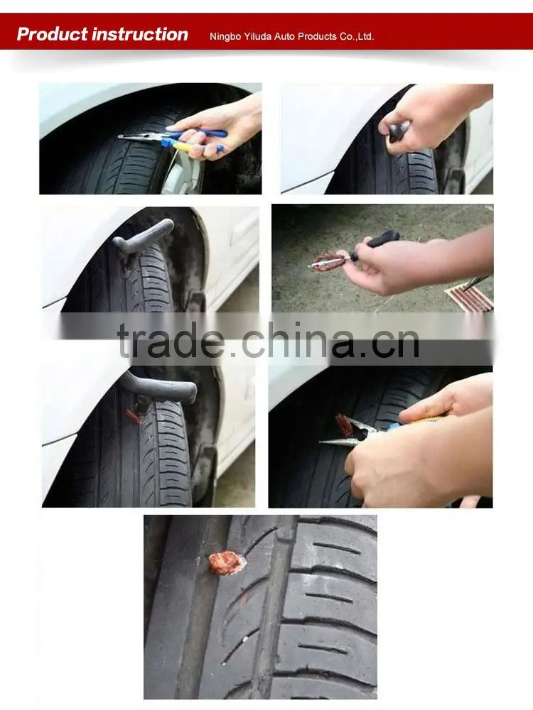 40PCS EMERGENCY TIRE REPAIR KIT ,HEAVY DUTY TYRE PUNCTURE REPAIR KIT,Tire repair Kit, Tire seal, Tire repair tools