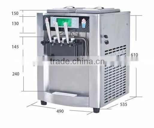 frozen yogurt machine/ soft ice cream machine/ ice cream vending machine