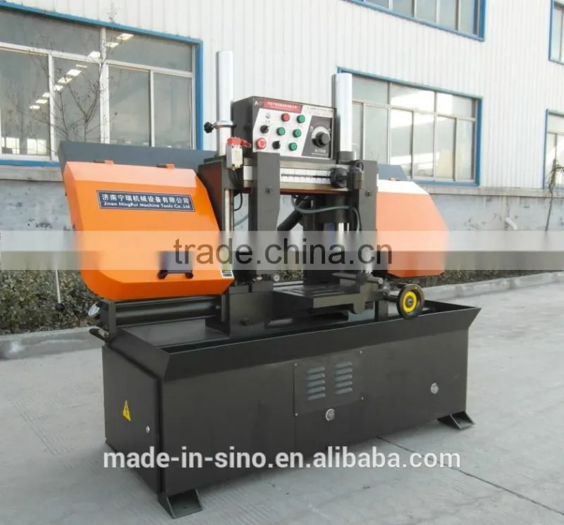 GZ4230 Double Column Hydraulic Horizontal Band saw machine timber Band Saw Machine