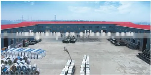 Workshop with PUR roof and wall fireproof panel / hgih strength steel frame