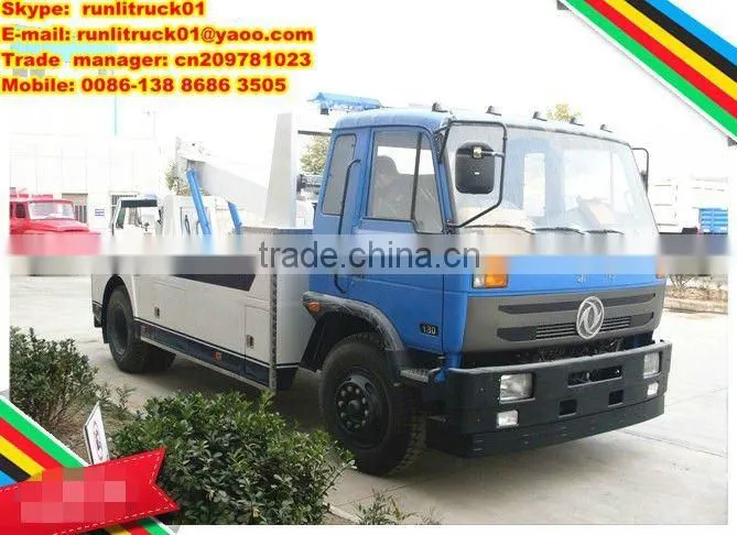 Road towing wrecker truck