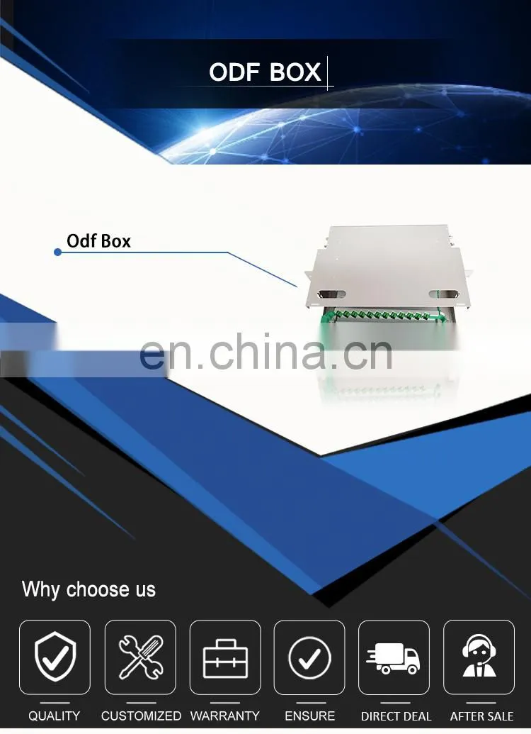 FTTH 24-144 Core Rack Mounted Fiber Optic ODF
