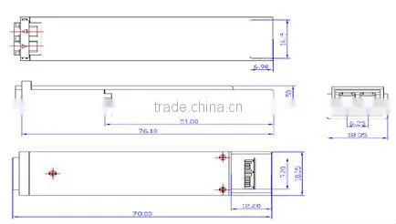 10G XFP LR 1310nm Multi-rate XFP Optical Transceivers