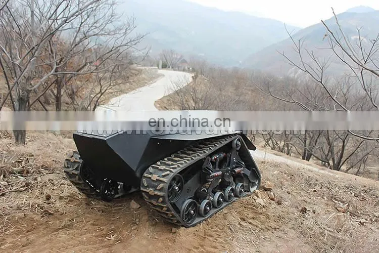 Export to France AVT-14T Crawler robot chassis commercial robot can add robotic arms and cameras with good price
