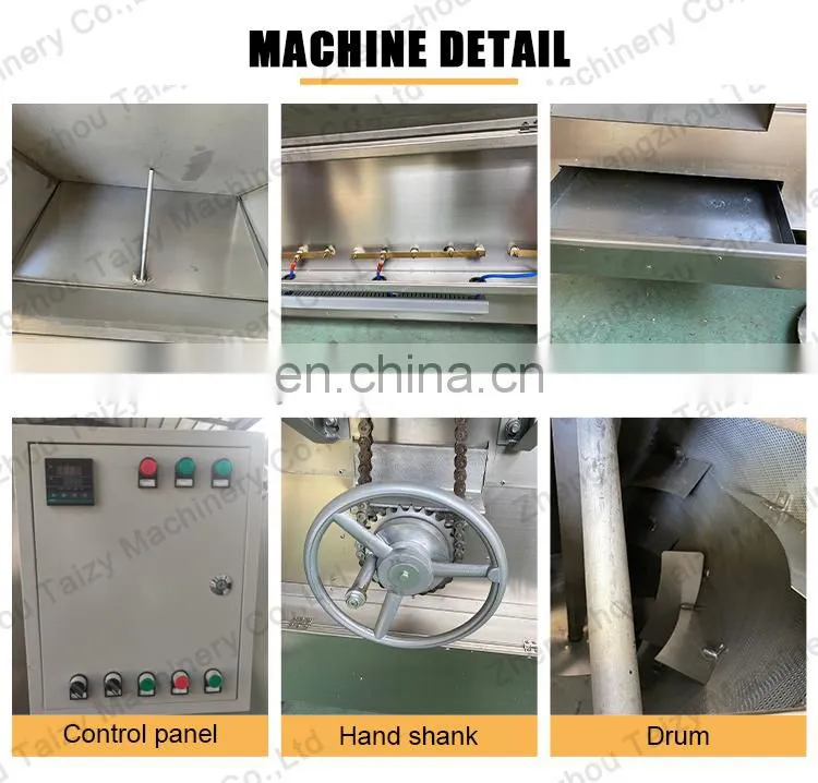 industrial cashew nut sunflower seeds roaster oven pistachio peanut nut roasting machine