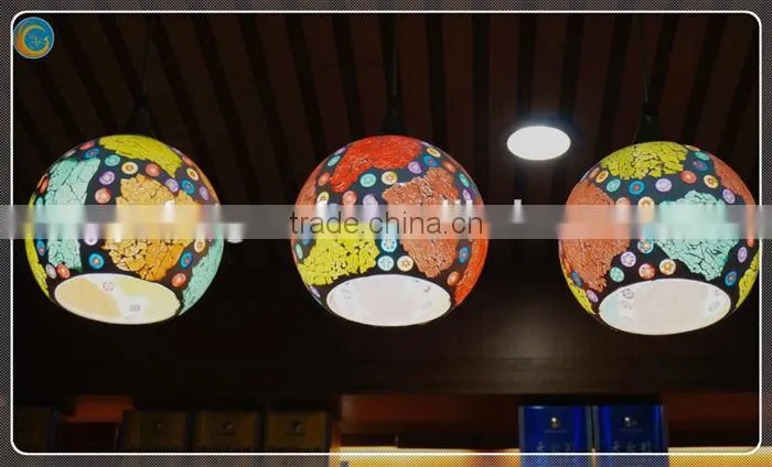 china hanging mosaic lamp