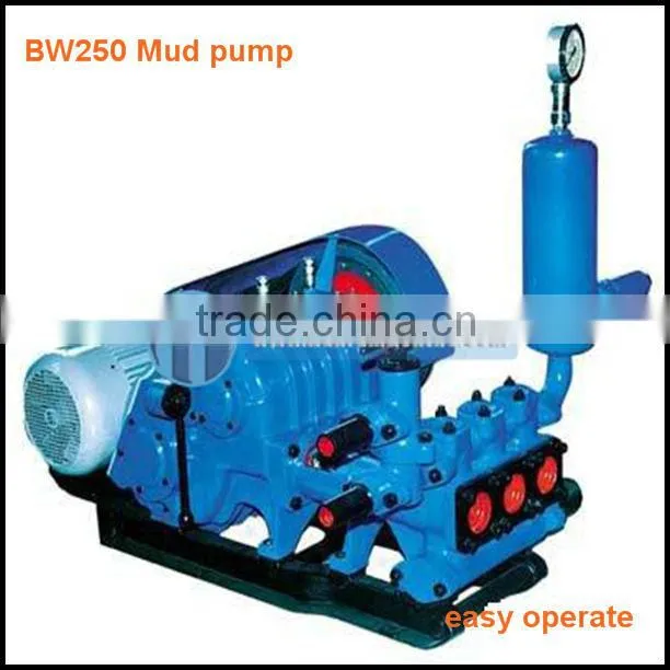 superior quality three cylinders pump to suck mud and sand , easy operation
