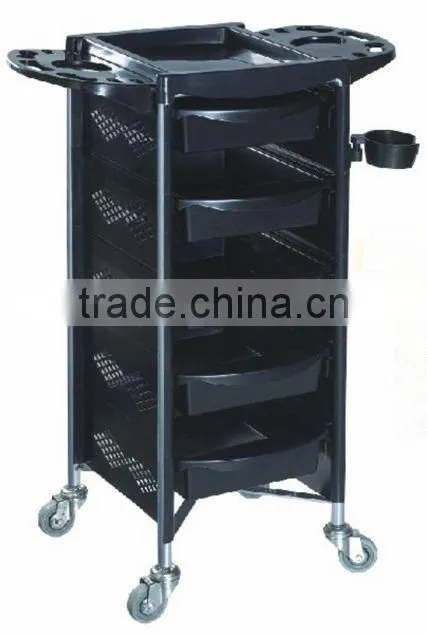 high quality china supply salon hair trolley , hair tool trolley