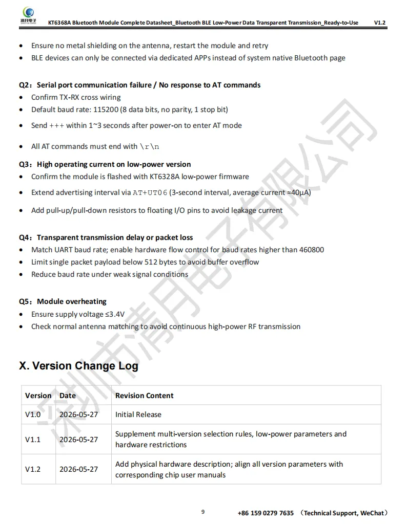 20260527_KT6368A Bluetooth Module Complete Datasheet_Bluetooth BLE Low-Power Data Transparent Transmission_Ready-to-Use_V1.3_09.png