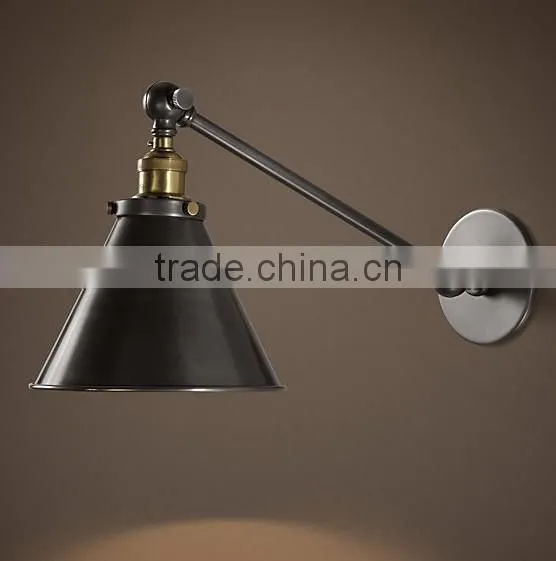 Three Edison Bulbs Antique Lofy Style Modern Wall Lamp