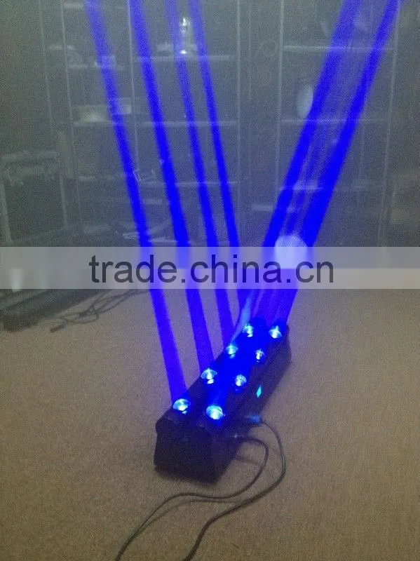 Led moving head spider light RGBW narrow beam smooth linear dimming