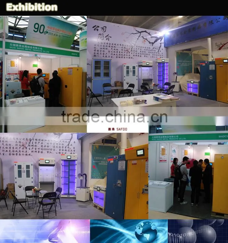Filtering chemicals safety cabinet for Flammable Corrosive storage