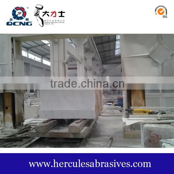 diamond wire saw machine used for stone block cutting (granite marble)