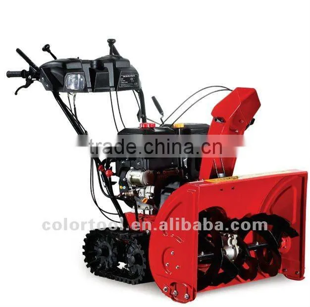 Loncin 13HP track/wheel snow thrower/snow blower/snow blade ce