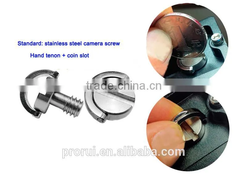 CNC Aluminum Folding Quick Release Plate Stand Holder Tripod Z Flex Tilt & Ball Head
