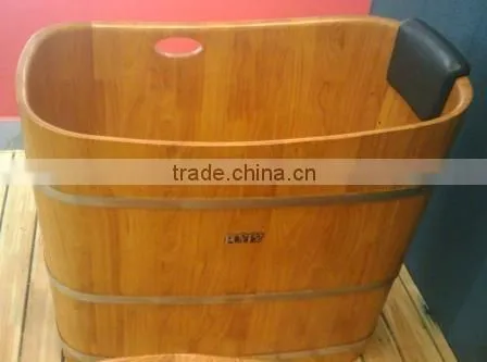 wooden Golden eyes wooden bathtub