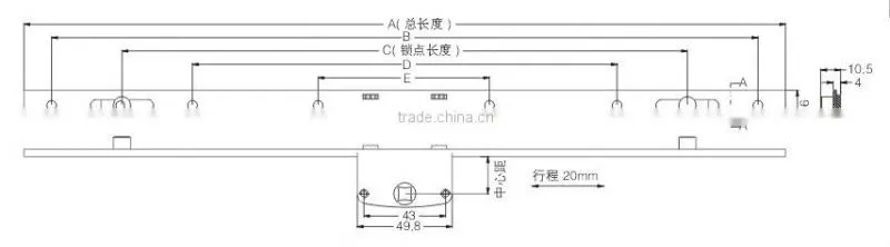 Door lock JW-6016