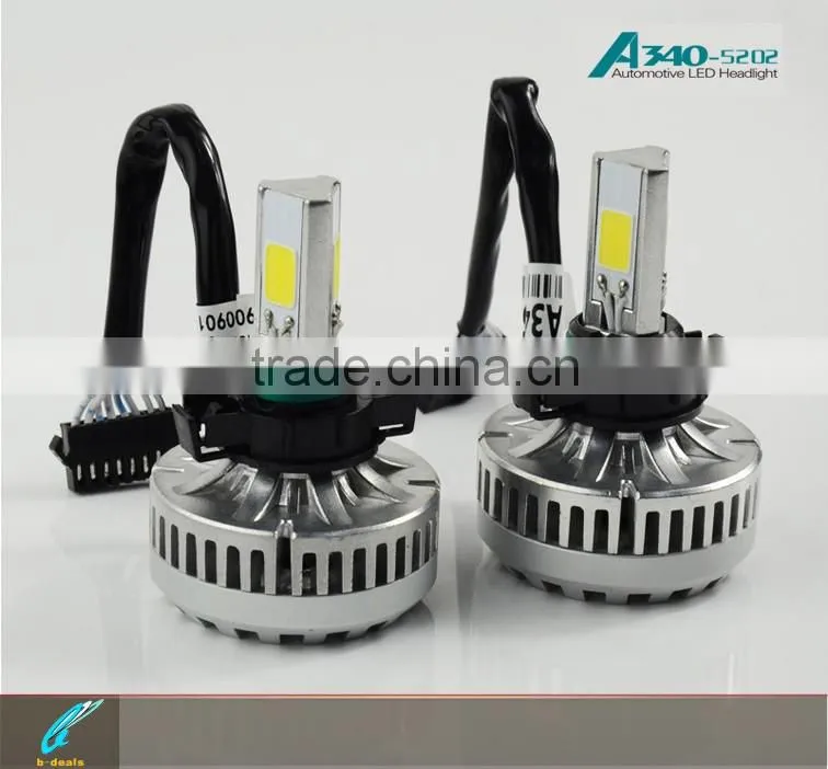 B-deals RoHS CE CANBUS A340 Led COB Headlight 9V~36V 40W 3600LM 40w led lights 5202