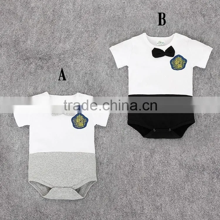 Latest Design British Style Baby Boy Romper Toddler Baby Jumpsuit Newborn baby Clothes