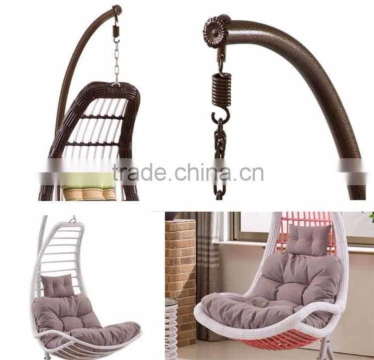 All Weather Wicker Rattan Hanging Helicopter Swing Chair Parts Bamboo Swing Chair