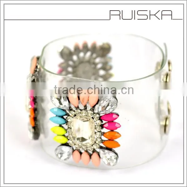 Shourouk Style With Crystal Plastic Bracelet