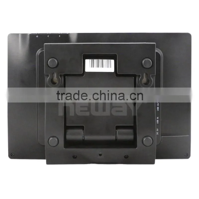 with USB input 10.1 inch resistive touch IPS monitor with folding bracket