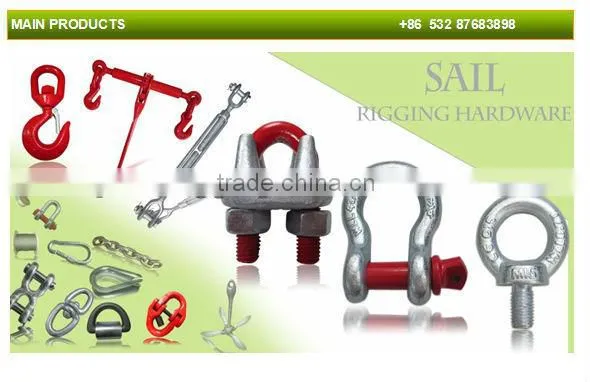High Quality Alloy Steel Forged H-330 clevis Grab Hook
