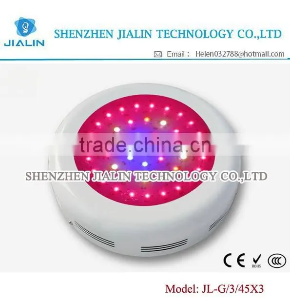 JL-G/3/45X3 2015 hot sale 45X3 Watt UFO LED Plant Light DIY for Gardening plants
