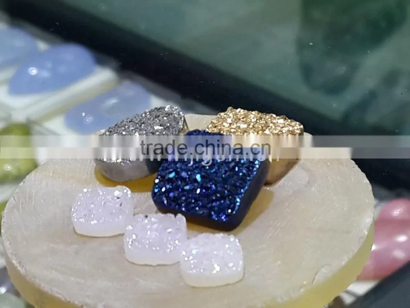 wholesale titanium natural agate druzy beads agate druzy beads druzy beads