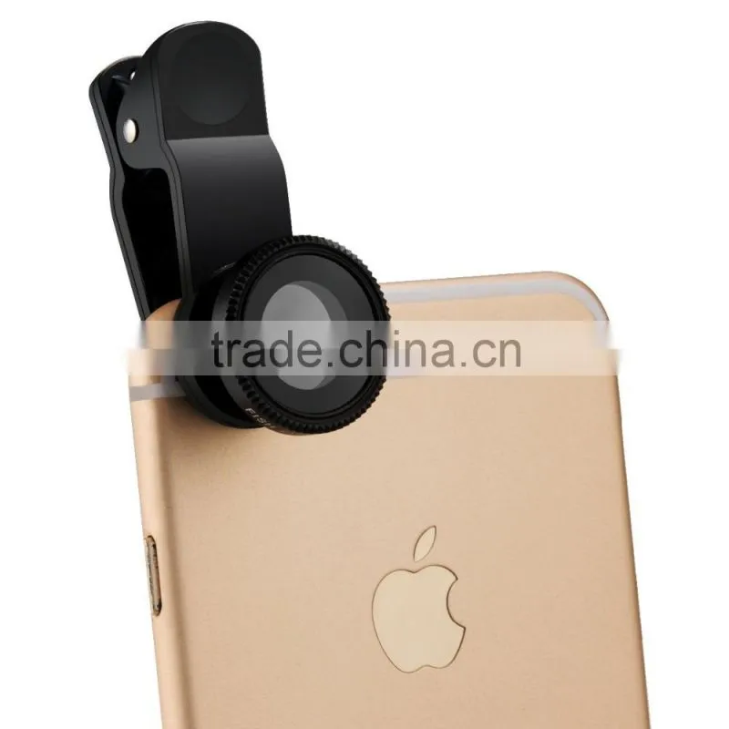 Phone premium Fish Eye lens 3 in one lens