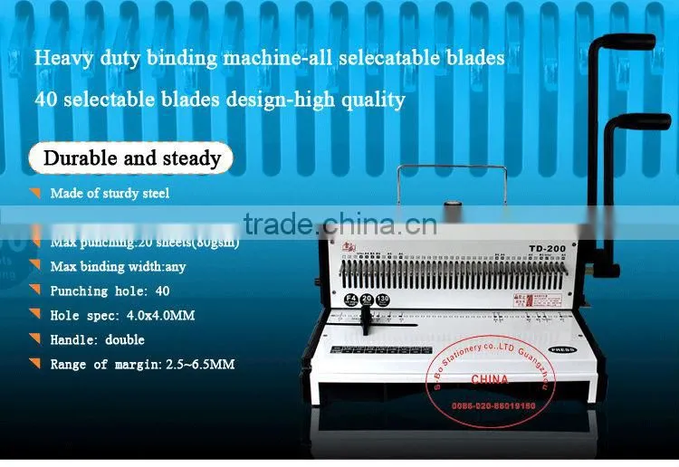 Perfect wire binding machine wire binder