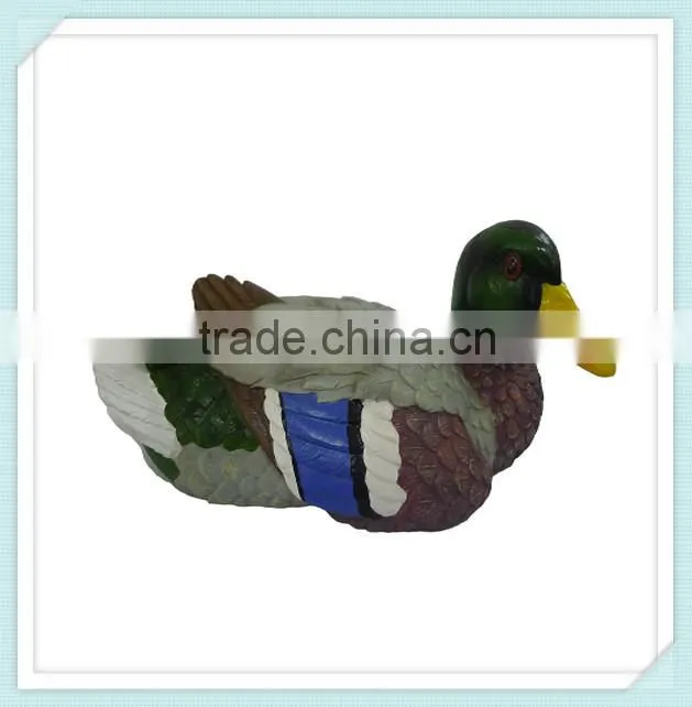 decoration resin animal duck statue